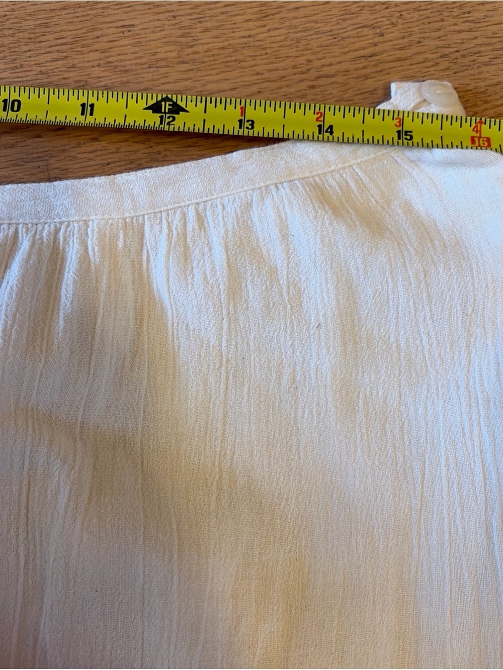 Vtg Polo RALPH LAUREN JEANS CO Skirt Midi Ivory Boho 90s Country L Cottage - Picture 11 of 12